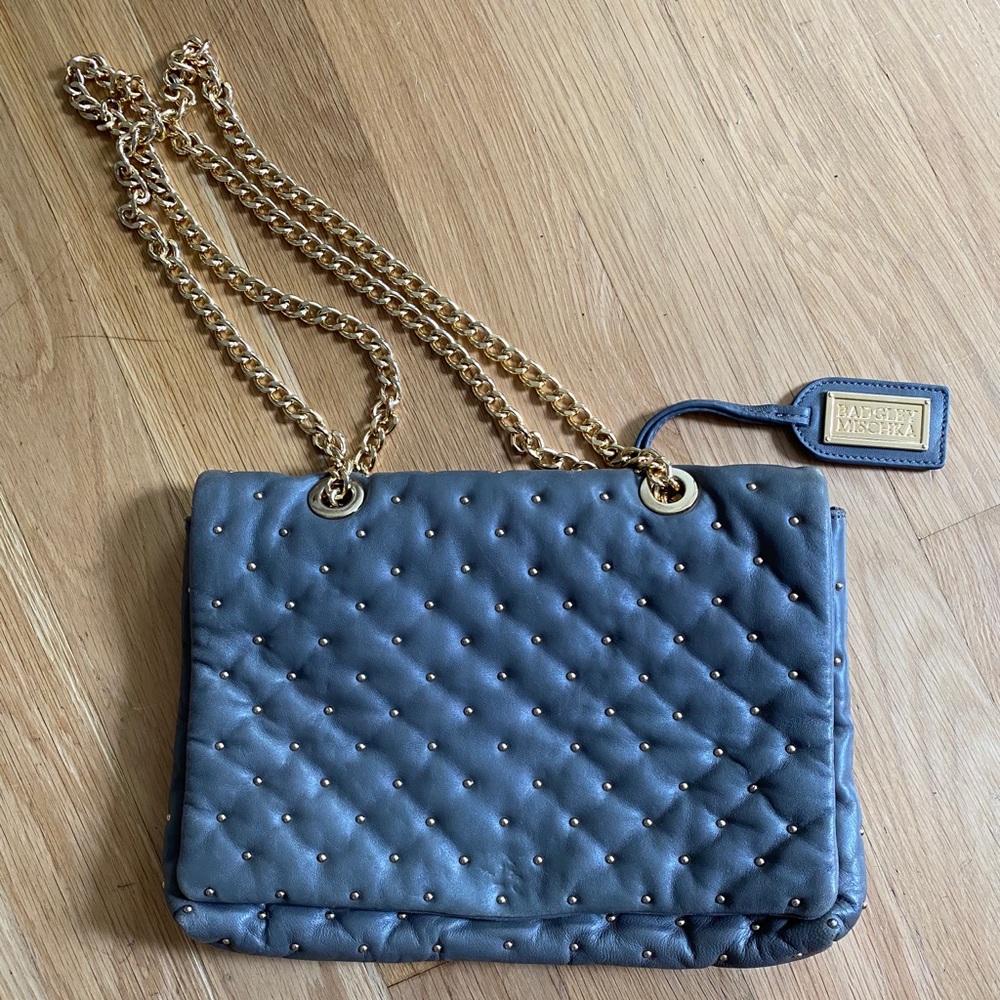 Badgley Mischka leather shoulder bag